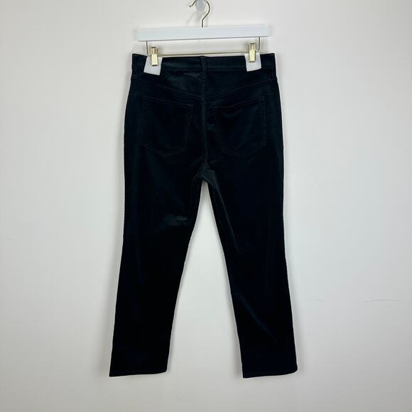 J.Crew Petite Corduroy Full Length Essential Straight Pant Black US 29 P NWT - Picture 7 of 12